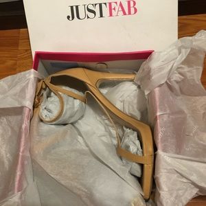 JustFab Ritah Size 11 Nude